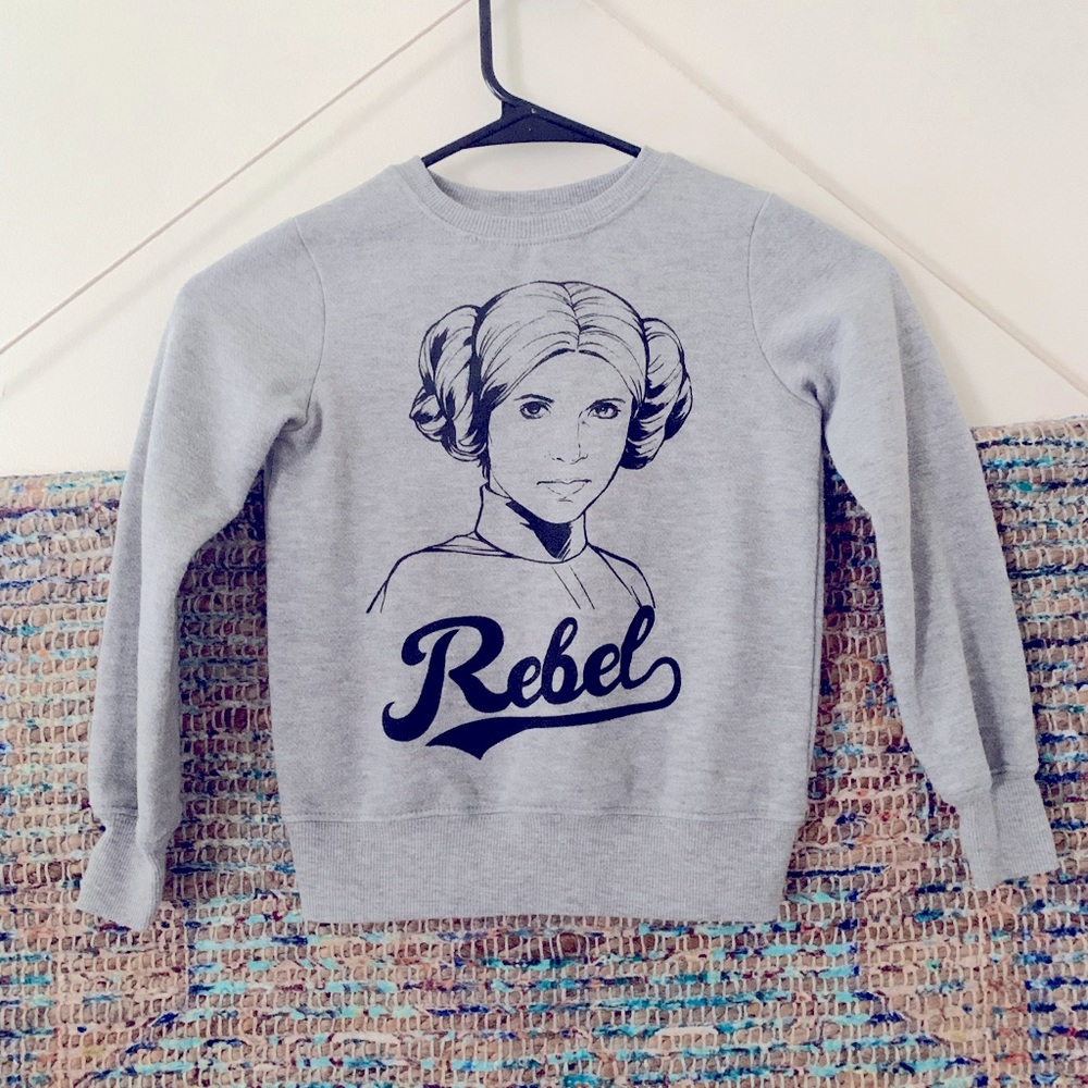 EUC Princess Leia Rebel sweatshirt